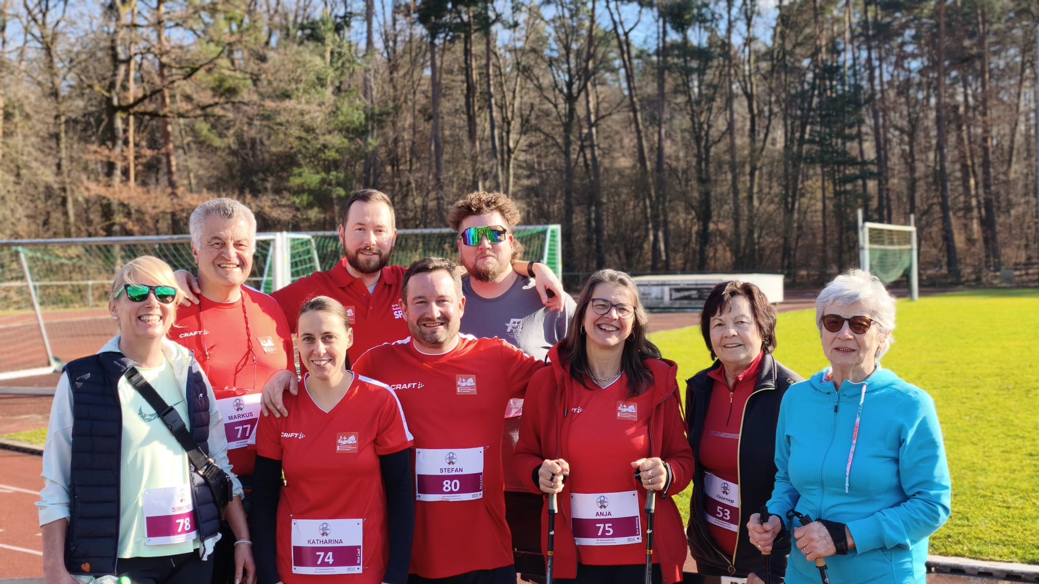Die SPD gemeinsam für den guten Zweck beim Spendenlauf SV Stockstadt